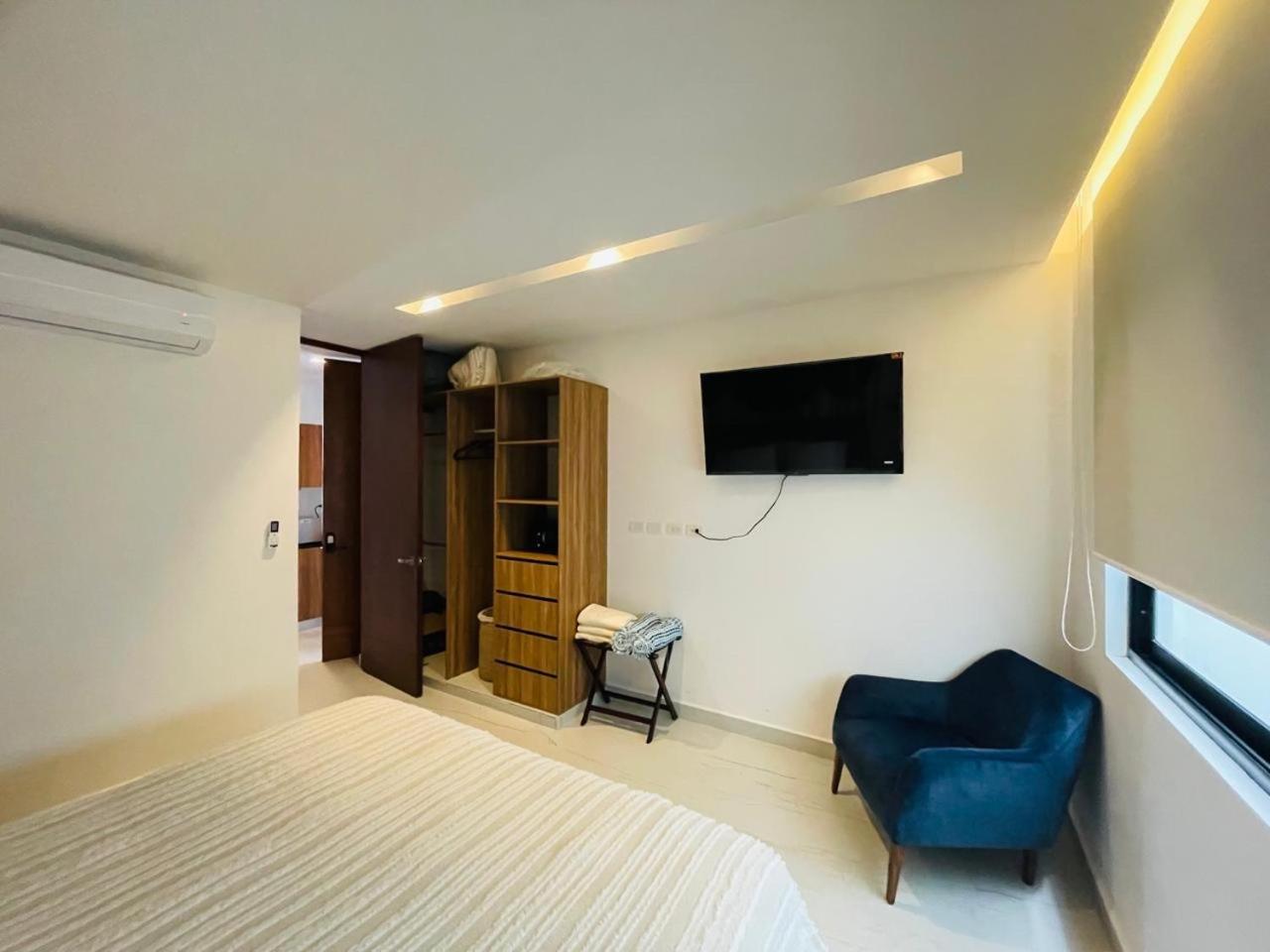 Big, Modern And Beautiful Beach Apartament 1Br Ocean View بلايا ديل كارمن المظهر الخارجي الصورة